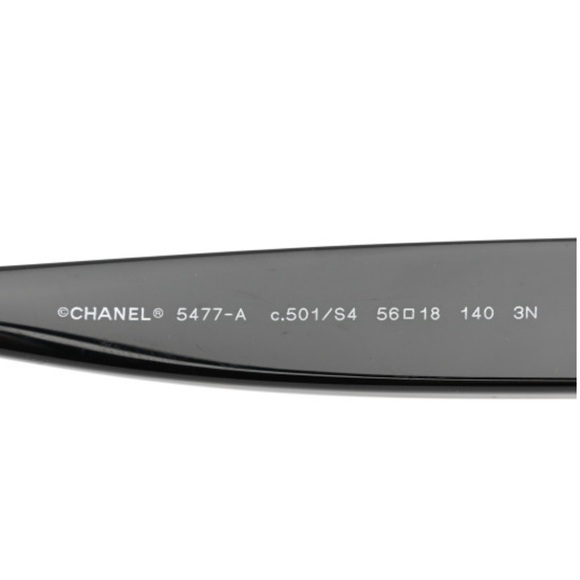 Authentic CHANEL Acetate Enamel Heart sunglasses Black Classic Cat Eye - Picture 10 of 12